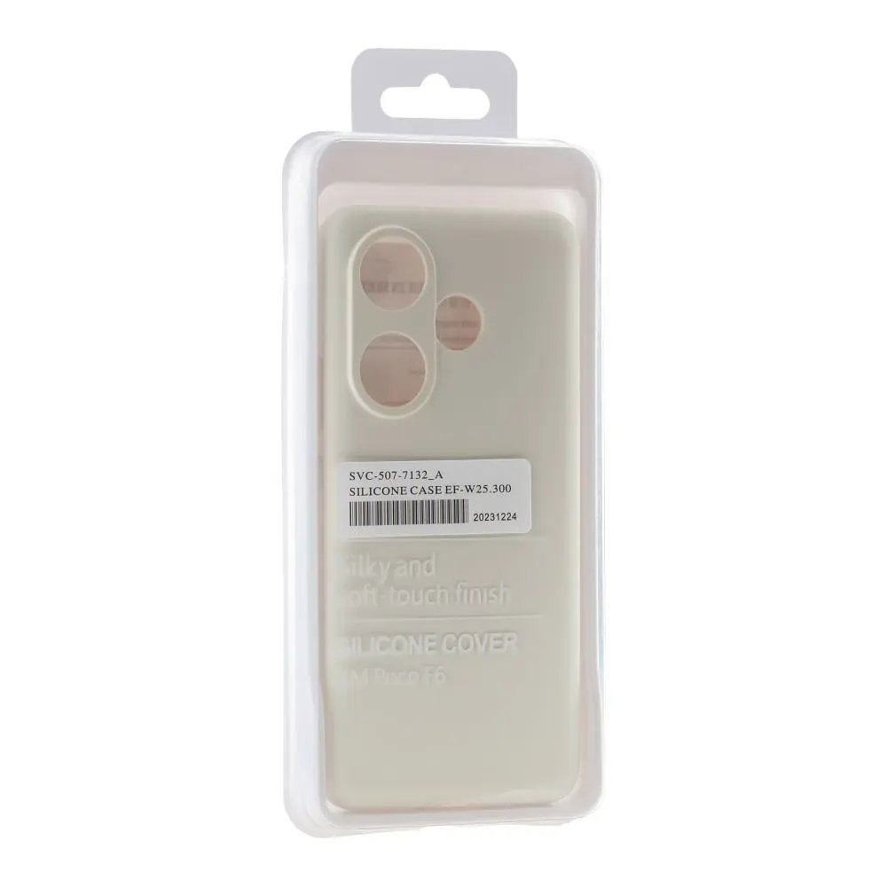 Чохол-накладка Liquid Silicone AA Xiaomi Poco F6/Redmi Turbo 3 White (35403_3346141) - фото 2