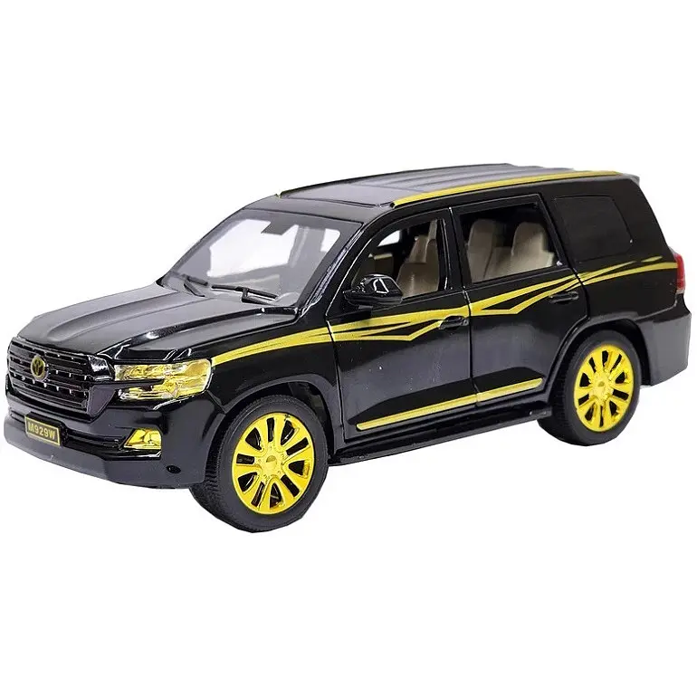 Колекційна металева модель позашляховика АвтоЕксперт Toyota Land Cruiser з інерцією, світлом та звуком 1:24