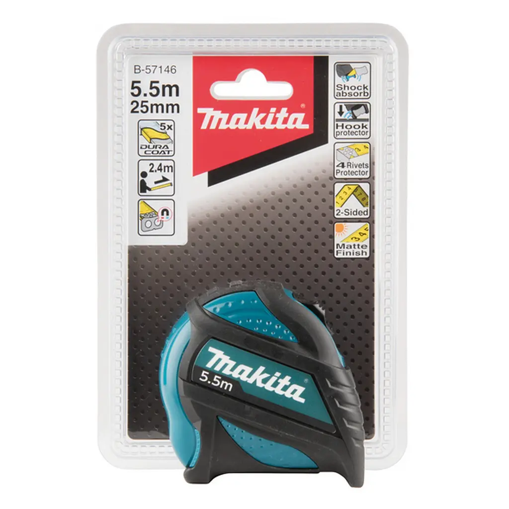 Рулетка вимірювальна 5.5 м Makita B-57146 - фото 4