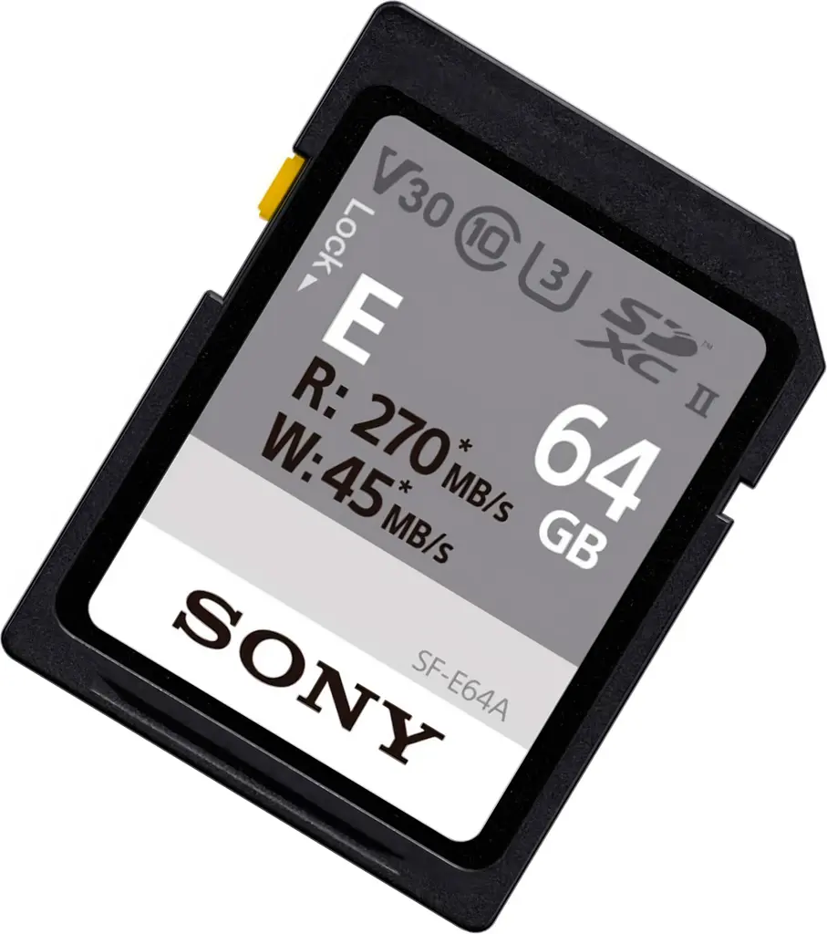 Карта памяти Sony SDXC Entry 64GB C10 UHS-II U3 V30 (SFE64A.ET4) [100452] - фото 3
