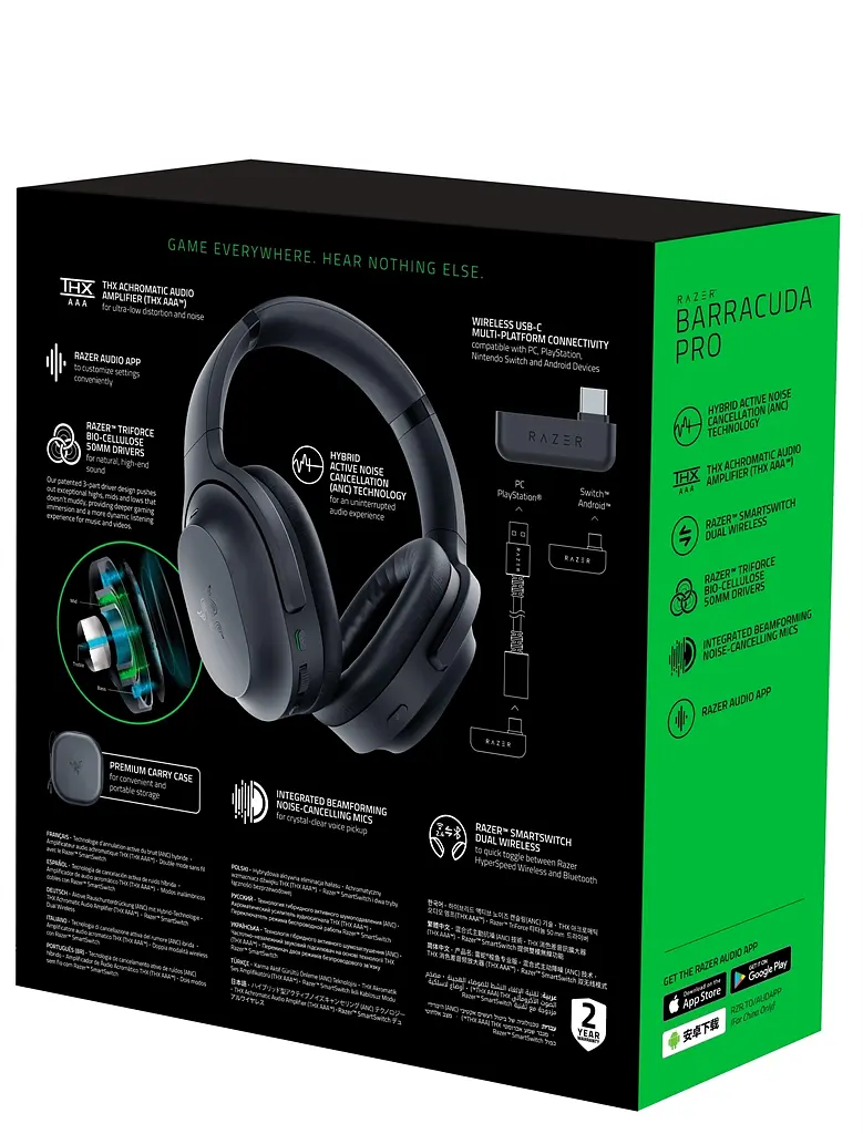 Навушники Razer з мікрофоном Barracuda Pro (RZ04-03780100-R3M1) - фото 8