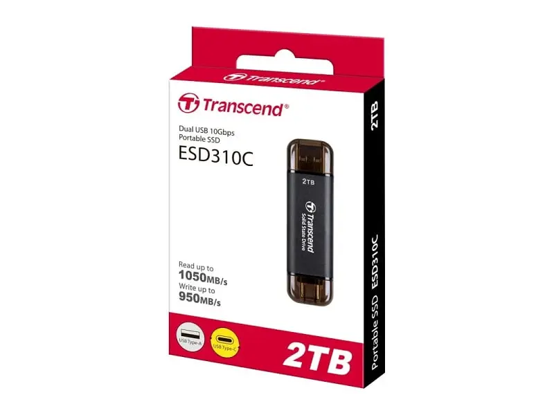 SSD-накопичувач Transcend ESD310 2 TB Black (TS2TESD310C) - фото 4