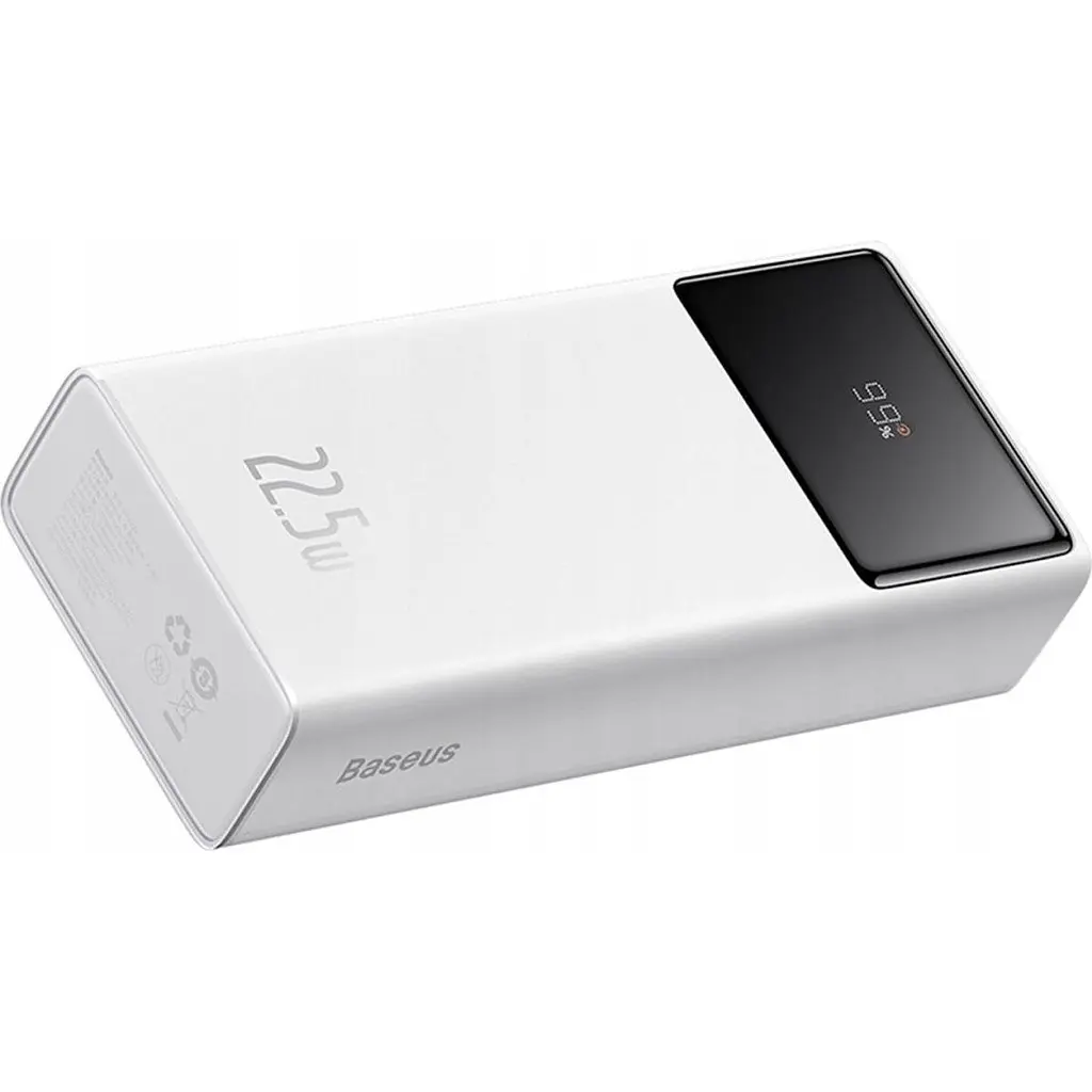 Портативна батарея Power Bank Baseus Star-Lord Digital Display Fast 30000 mAh 22.5W PPXJ080102 White - фото 4