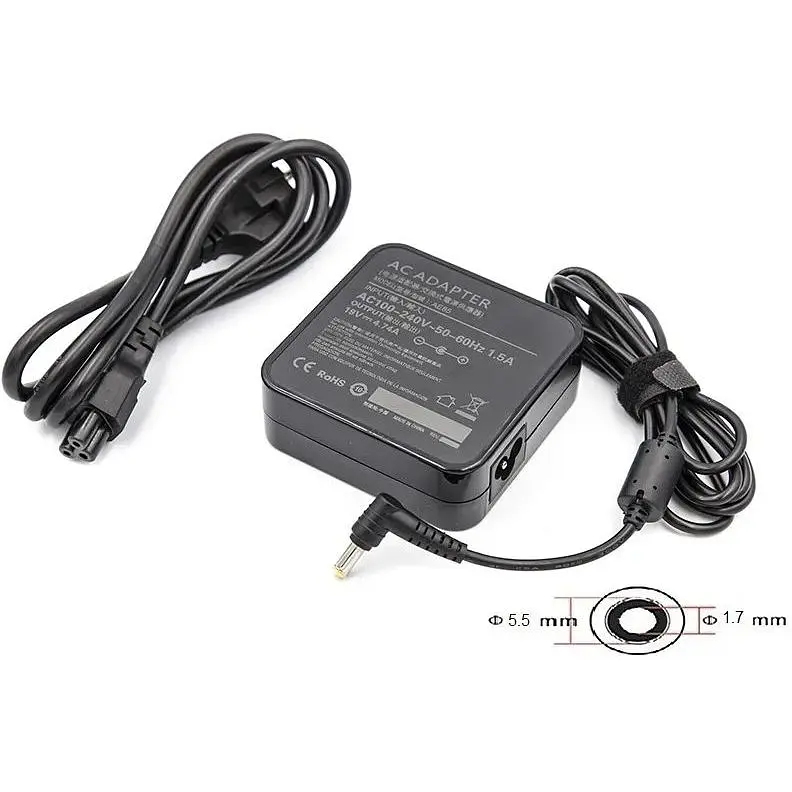 Блок живлення до ноутбука PowerPlant ACER 220V, 19V 90W 4.74A (5.5x1.7) (AC90F5517) - фото 3
