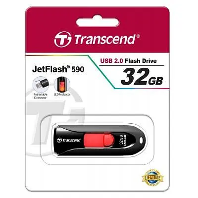 USB флеш накопичувач Transcend 32GB JetFlash 590 USB 2.0 (TS32GJF590K) - фото 5