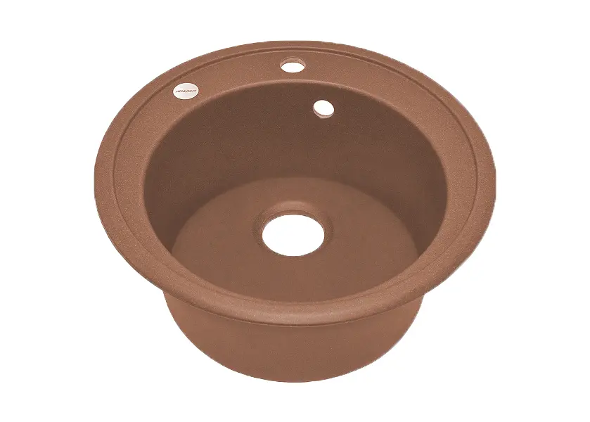 Кухонна мийка Adamant Sun Ø510x200 terra-cotta 134223, Коричневий - фото 2