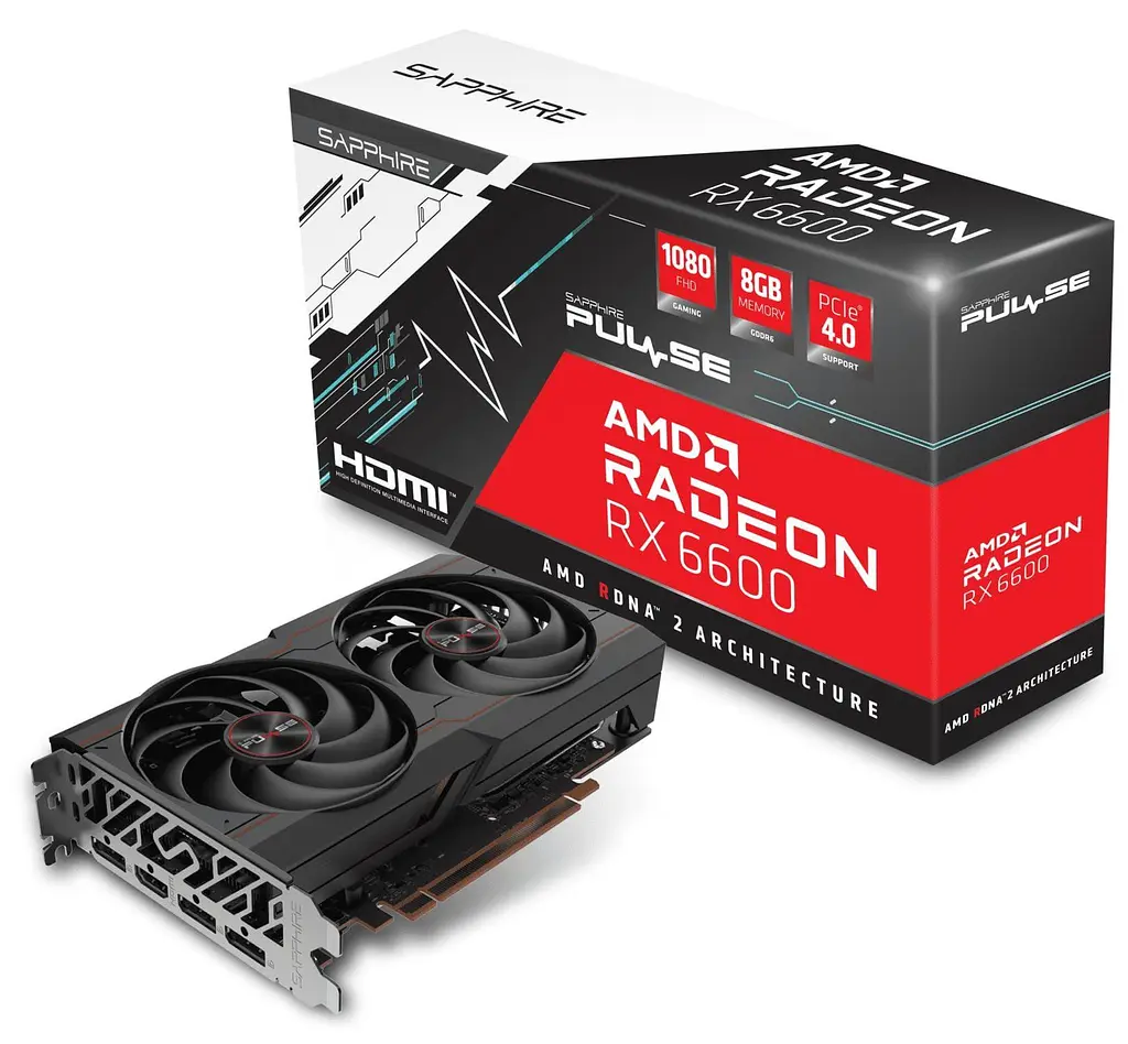 Відеокарта Sapphire AMD Radeon RX 6600 8GB PULSE (11310-01) (11310-98-90G) (GDDR6, 128 bit, PCI-E v4.0 x8) FR - фото 6