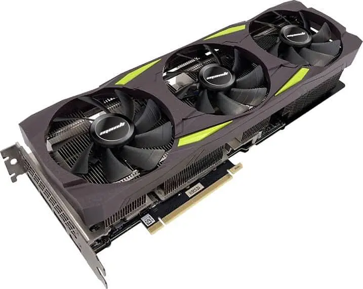 Видеокарта Manli RTX 3070Ti 8GB (M-NRTX3070TI/6RGHPPPV2-M3514) (GDDR6X, 256 bit, PCI-E v4.0 x16) Б/у - фото 2
