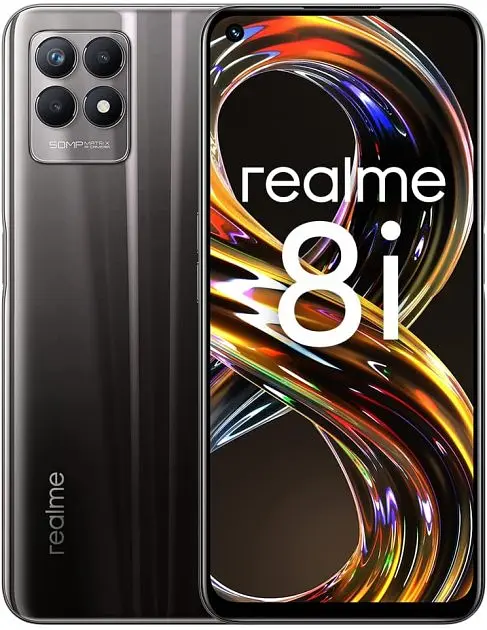 Смартфон Realme 8i 4/64GB Space Black NFC (Global)