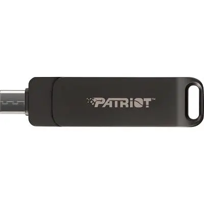 USB флеш накопитель Patriot 64GB Rage R550 Matte Black USB/Type-C 3.2 (PE64GR550DSAD) - фото 4