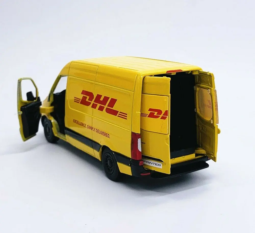 Металева машинка Mercedes-Benz Sprinter DHL Edition - фото 7