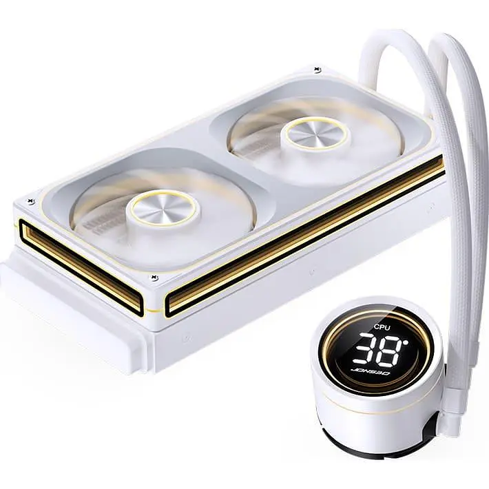 СВО Jonsbo TH-240 White (Intel LGA 1200/115X/17XX/1851; AMD AM4/AM5) (TH-240 White) - фото 2