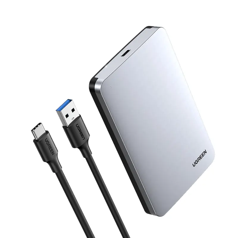 Зовнішня кишеня для накопичувача UGREEN 2.5-Inch SATA External Hard Drive Enclosure (UGR-70498)