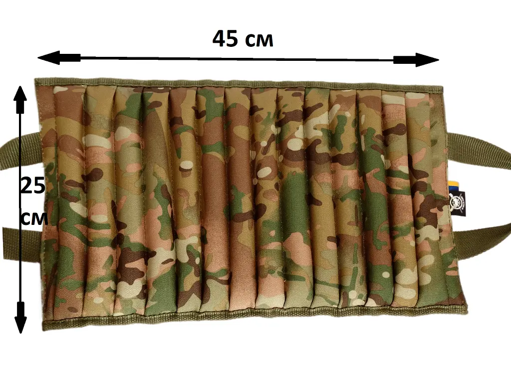 Килимок для сошок стрілецький GEN 2 45×25 см | Середній мат із піском для стабільності зброї - фото 2