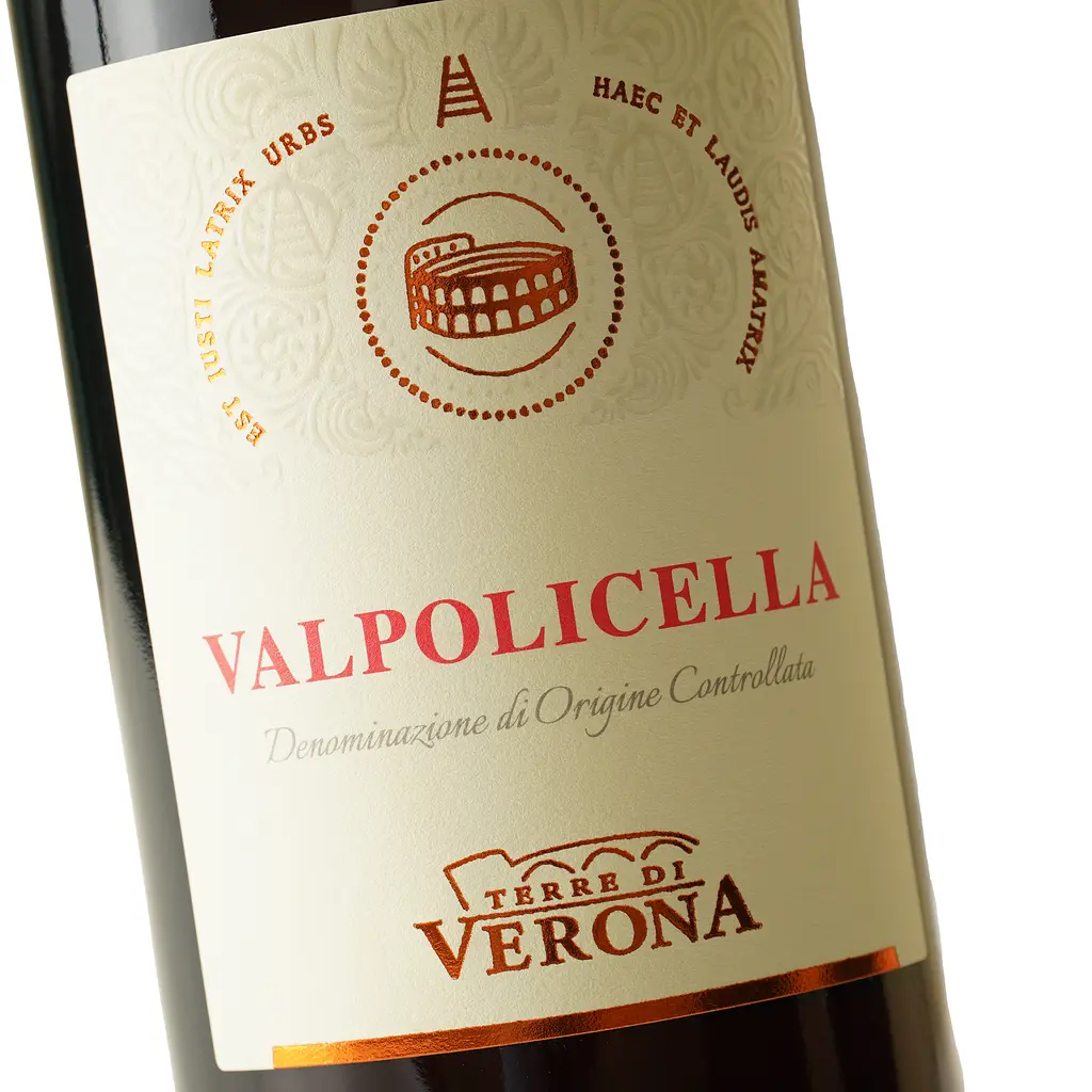 Вино Cantina di Verona Terre di Verona Valpolicella, 12%, 0,75 л (AT1Q017) - фото 5