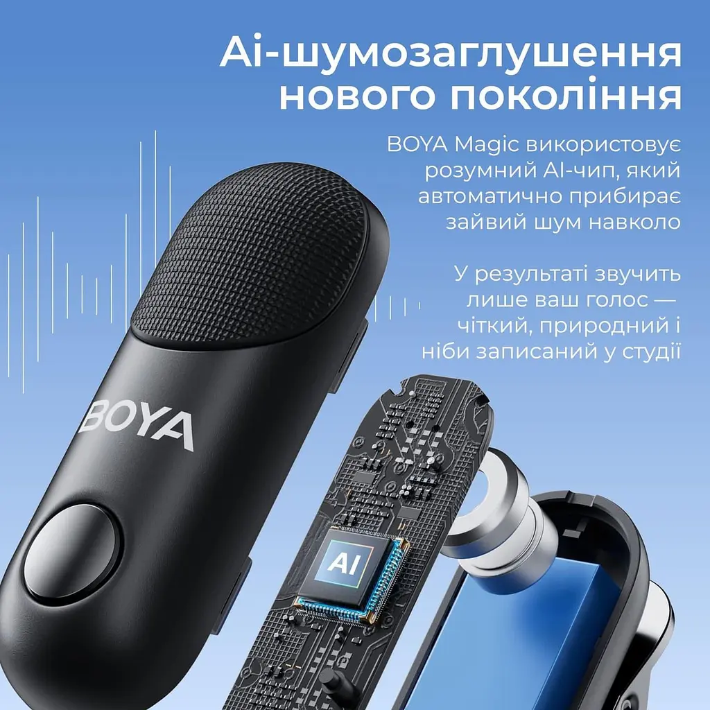 Микрофон Boya Magic-03 Type-C/TRS Black (Magic-03) - фото 5