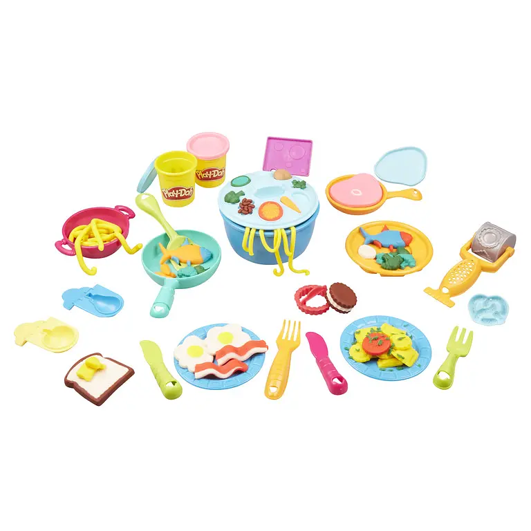 Ігровий набір пластиліну Hasbro Play-Doh Мега набір кухарів (C3094) - фото 3