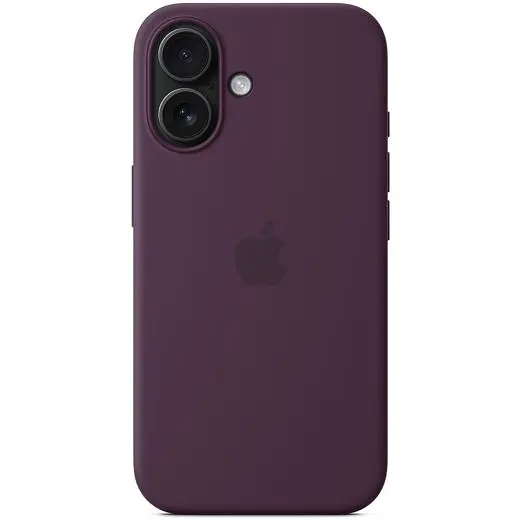 Силіконовий чохол CasePro Silicone Case with MagSafe Plum для iPhone 16 - фото 5