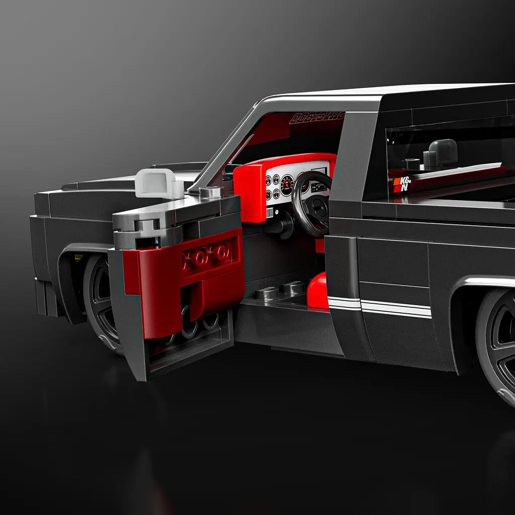 Машинка-конструктор Mattel Brick Shop Chevy '83 Silverado серії Speed (JKG42) - фото 5