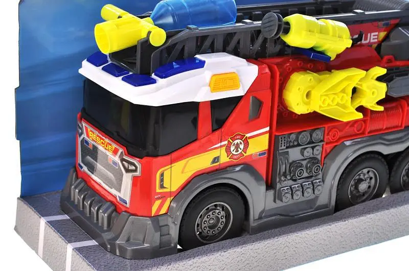 Машина інерційна RJ2820 "Пожежна" озвучена, зі світлом, у коробці YG Toys - фото 2