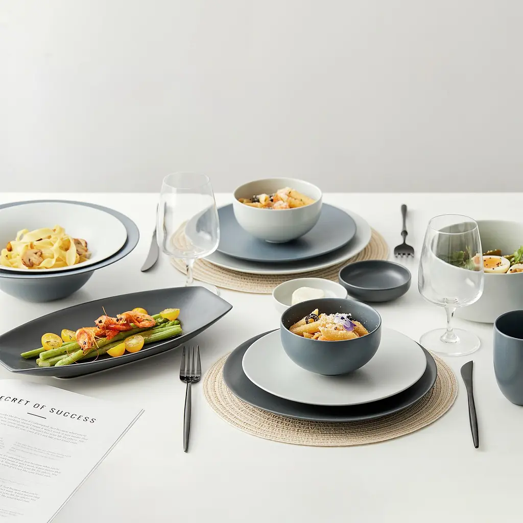 Тарелка глубокая Krauff Hattu Black 21.5 см (24-320-043) - фото 3