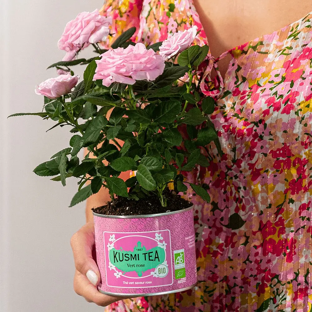 Чай зелений Kusmi Tea Green Rose органічний 100 г - фото 3