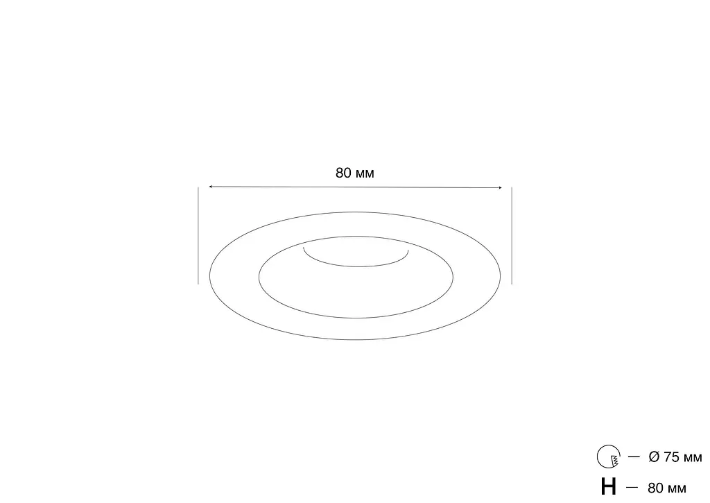 Точковий світильник MJ-Light SL7468-2,5-7W WH 4000K - фото 2