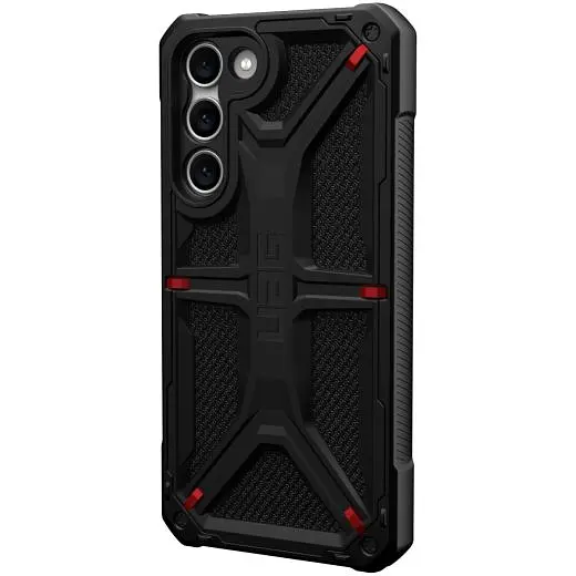 Протиударний чохол UAG Monarch Kevlar Black для Samsung Galaxy S23 Plus (214130113940) - фото 3