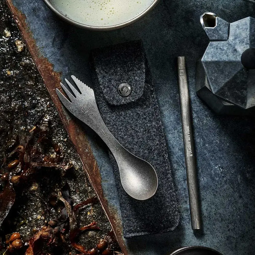 Ловилка Light my fire Swedish Spork´n Straw Kit Titanium - фото 3