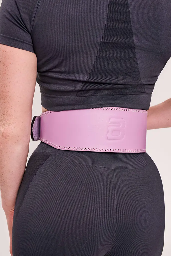 Пояс BiotechUSA Bodybuilding leather belt purple L - фото 5