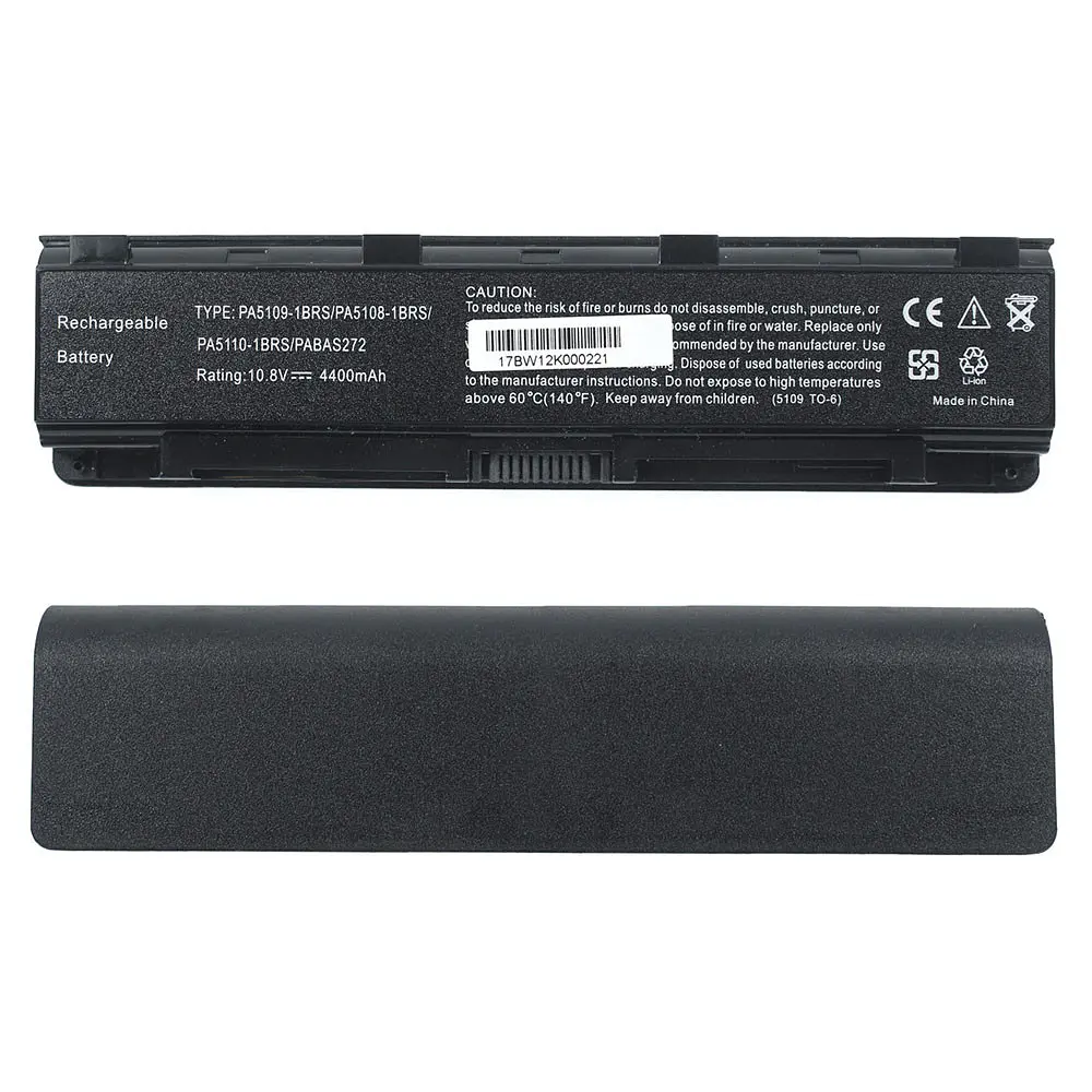 Батарея для ноутбука Toshiba PA5108U-1BRS (Satellite C50 C50T C50D C55 C55D C55DT C75 C75D series) 10.8V 4400mAh Чорний - фото 2