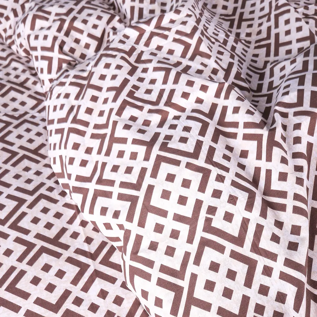 Пододеяльник MirSon бязь Abstract Brown 143х210 см (2200013165095) - фото 9