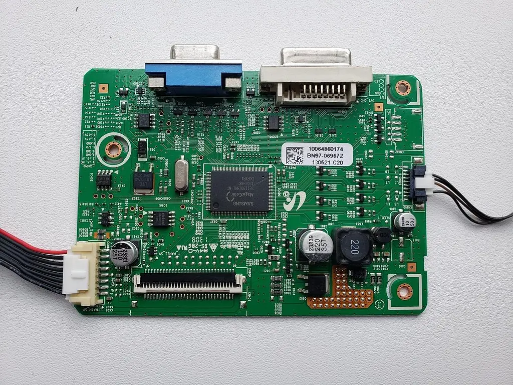 Материнская плата монитора Samsung 22-27 SC200/450 BN41-01916A "Б/У" - фото 2
