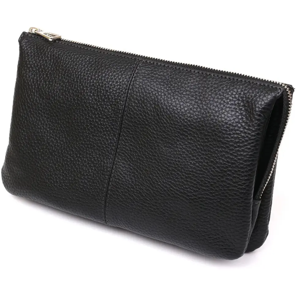 Чоловічий шкіряний клатч GRANDE PELLE 25×16×6 см nsa0001420 - фото 3