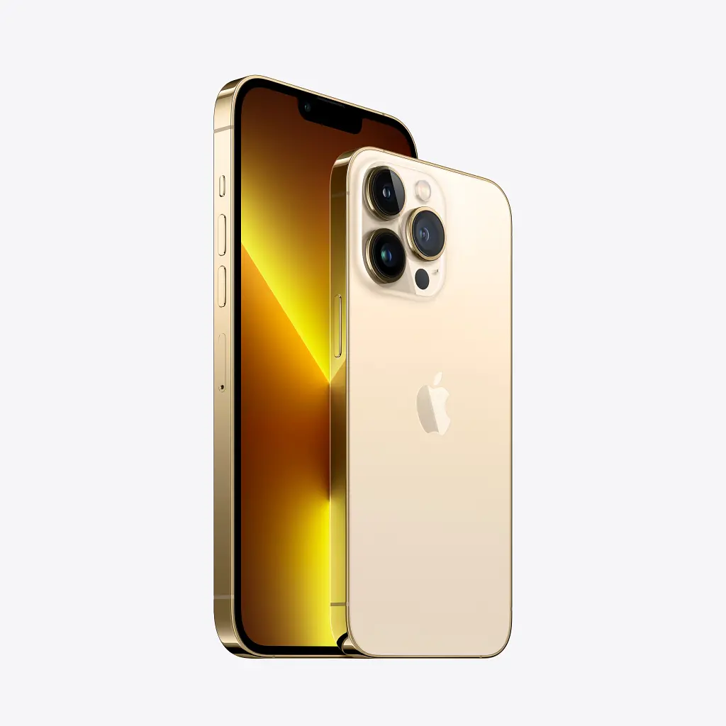 Мобільний телефон Apple iPhone 13 Pro Max 128Gb Gold (REF B) BREEZY (2BMLL83) - фото 3