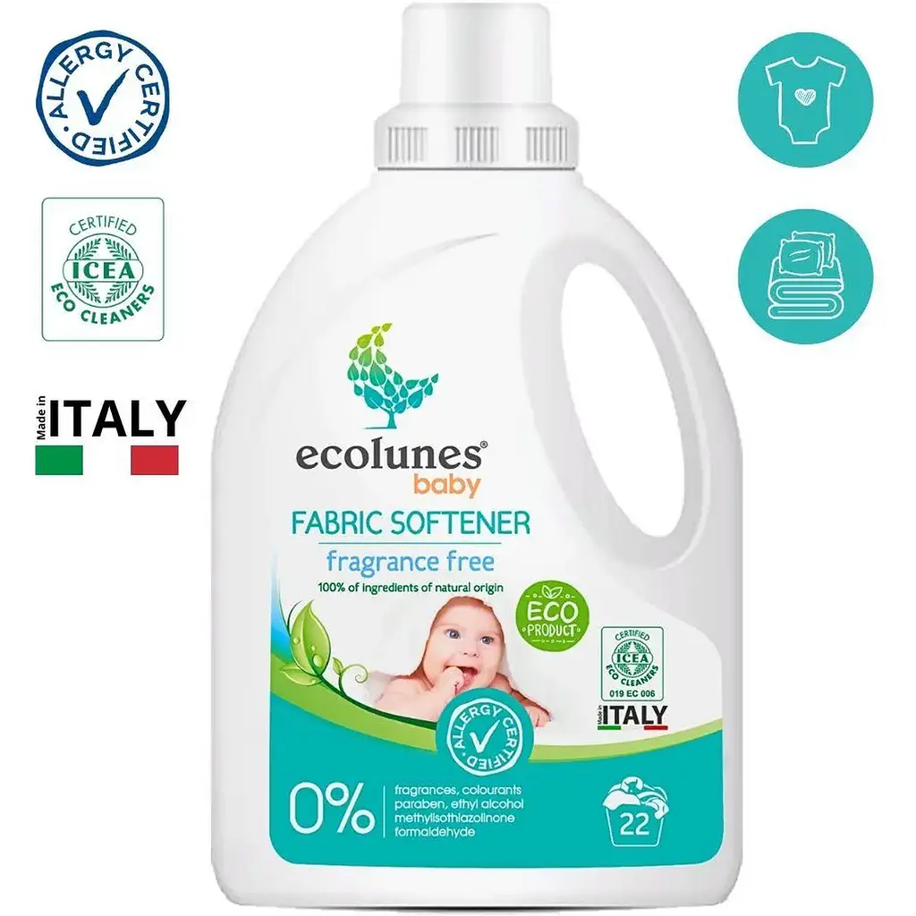 Органический смягчитель Ecolunes для стирки детских вещей 1 л - фото 7