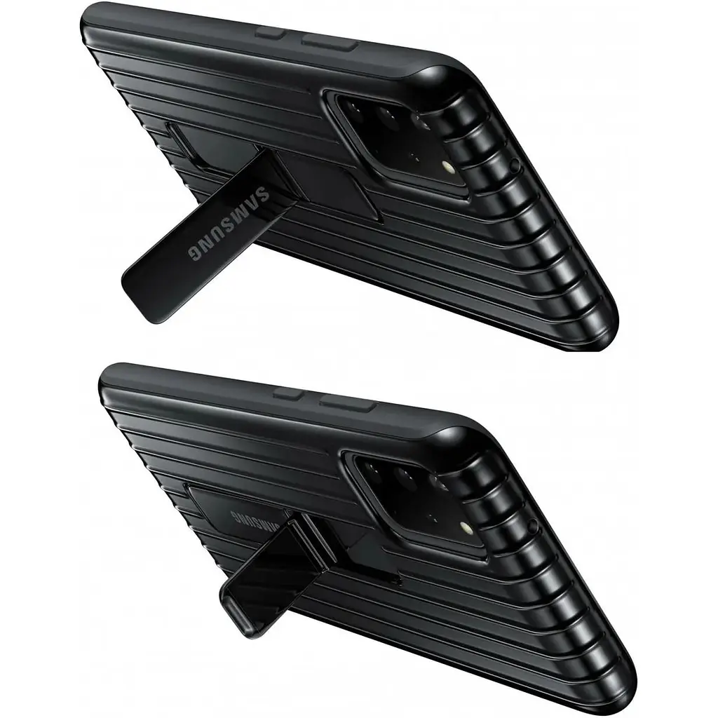 Оригинальный чехол Samsung Protective Rugged Standing Cover для Galaxy S20 Plus (6.7") Black (EF-RG985CBEGRU) - фото 5