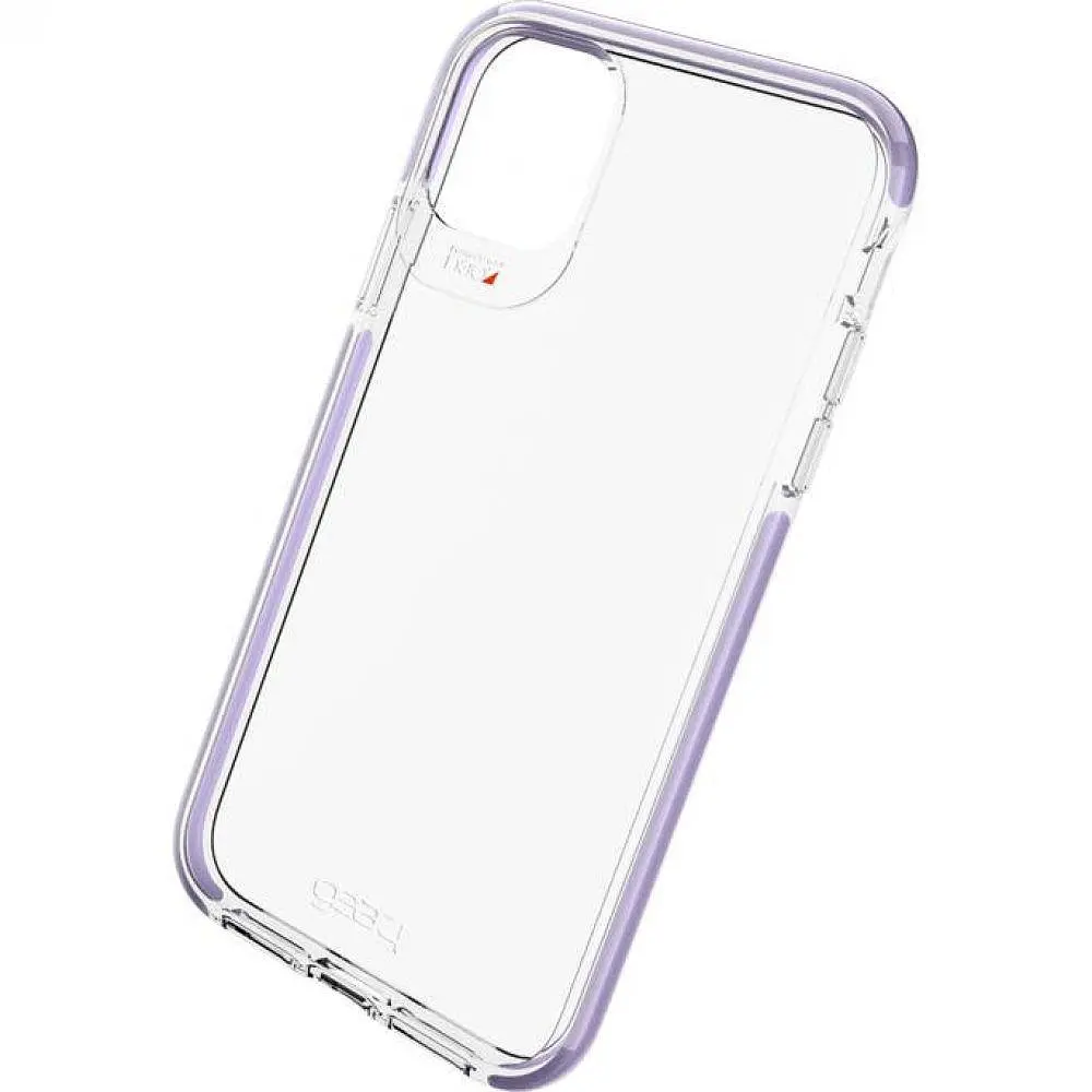 Протиударний прозорий чохол GEAR4 Piccadilly D3O з антимікробним покриттям для iPhone 11 Pro Max (6.5") Violet + Transparent - фото 6