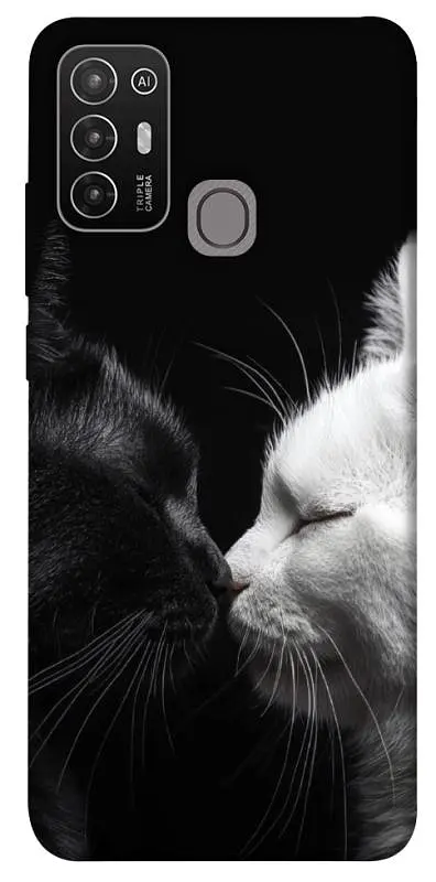 Чохол Demsky Black and white cats для ZTE Blade A52