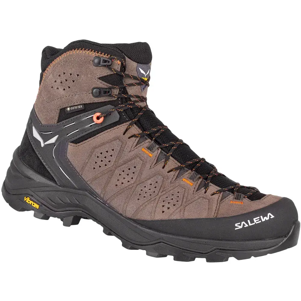 Черевики Salewa ALP Trainer 2 MID Gore-Tex Men's Shoe 44 Walnut-Fluo Orange - фото 2
