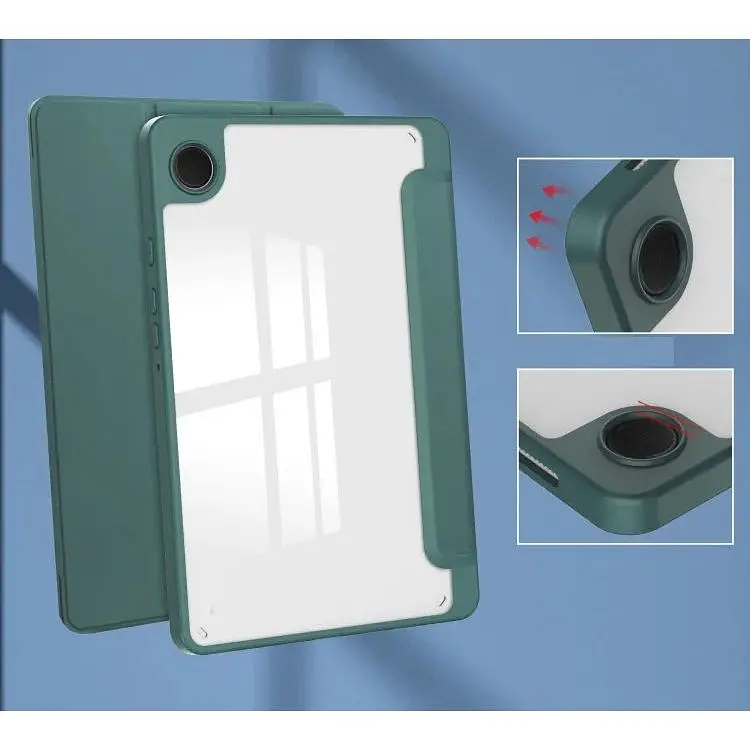Чехол-книжка BeCover Soft Edge с креплением для стилуса для Samsung Galaxy Tab A9 SM-X115 8.7" Dark Green (710357) - фото 3