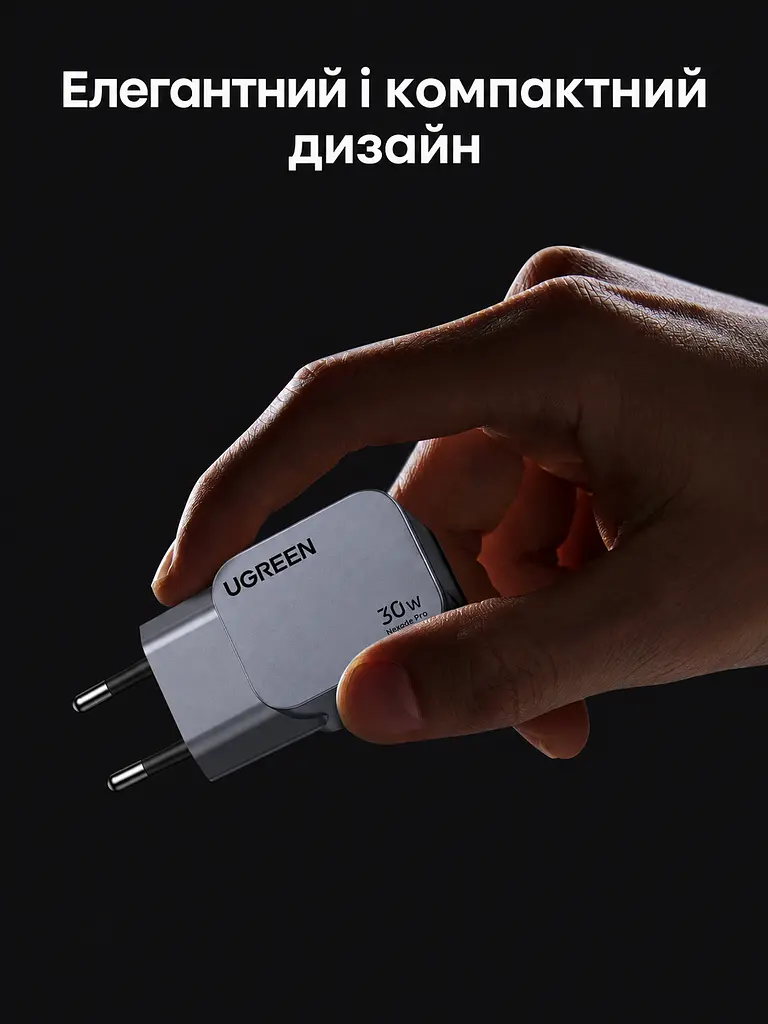 Мережевий GaN-зарядний пристрій UGREEN Nexode Pro X703 1 вихідний порт USB-C (35006) - фото 11