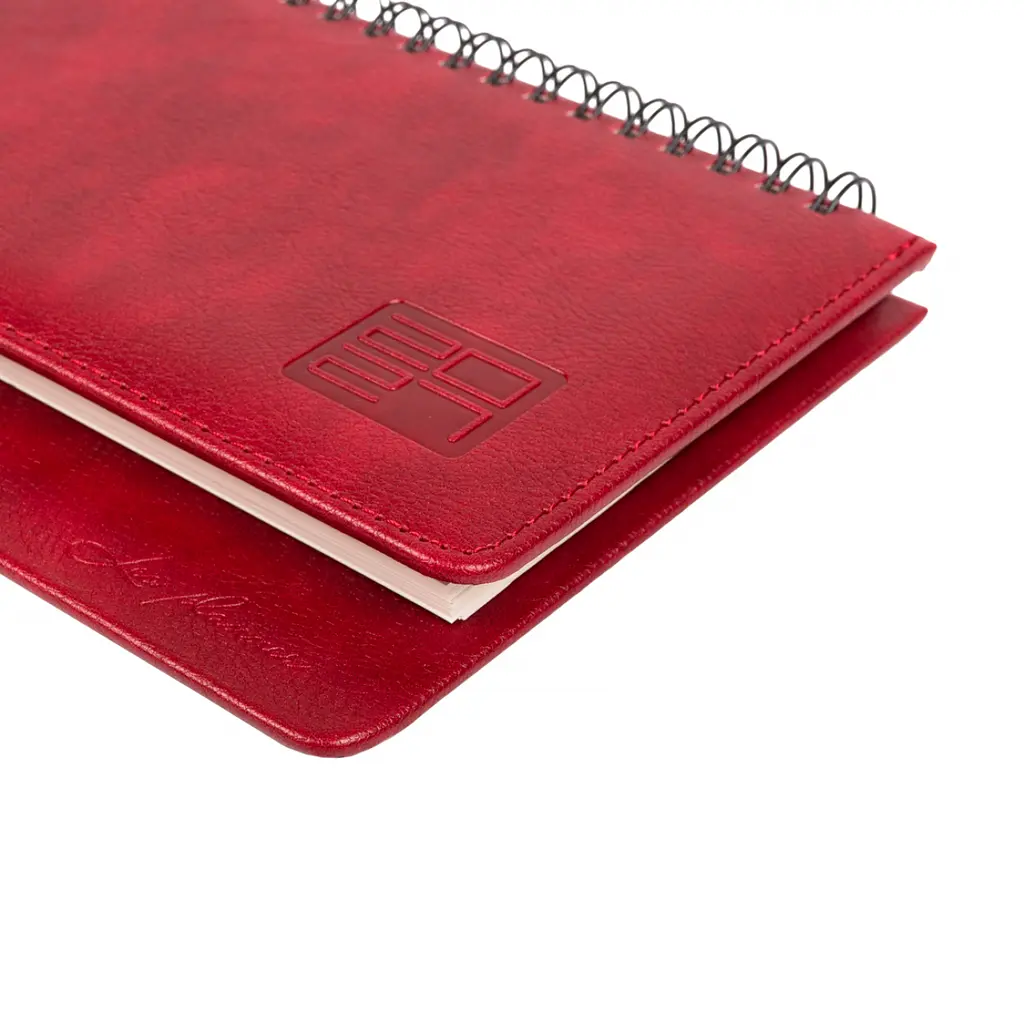Планінг-щотижневик настільний Leo Planner 2027 Persona 30х14 см 128 сторінок бордовий (252741) - фото 2