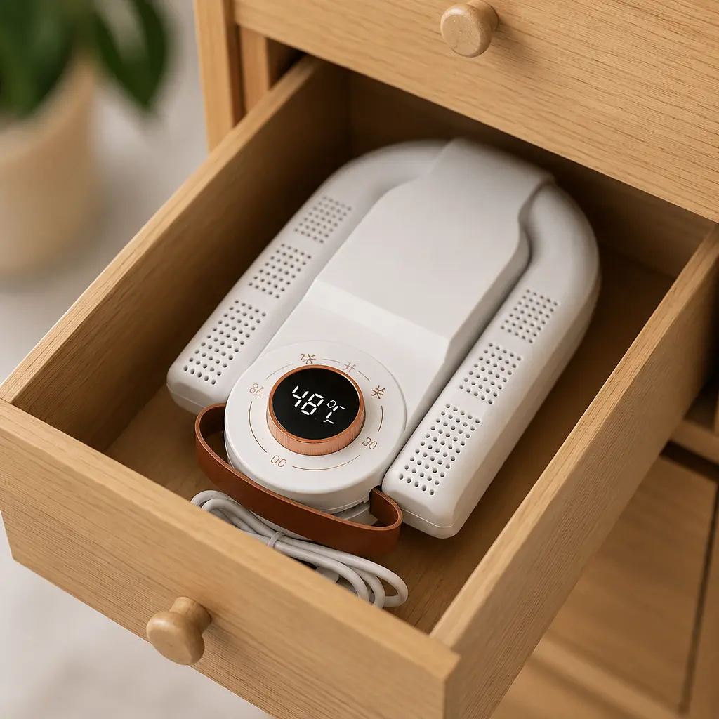 Електрична ультрафіолетова сушарка для взуття з таймером Shoe Dryer / Електросушарка для взуття 4 режимами сушіння Біла 220В - фото 4