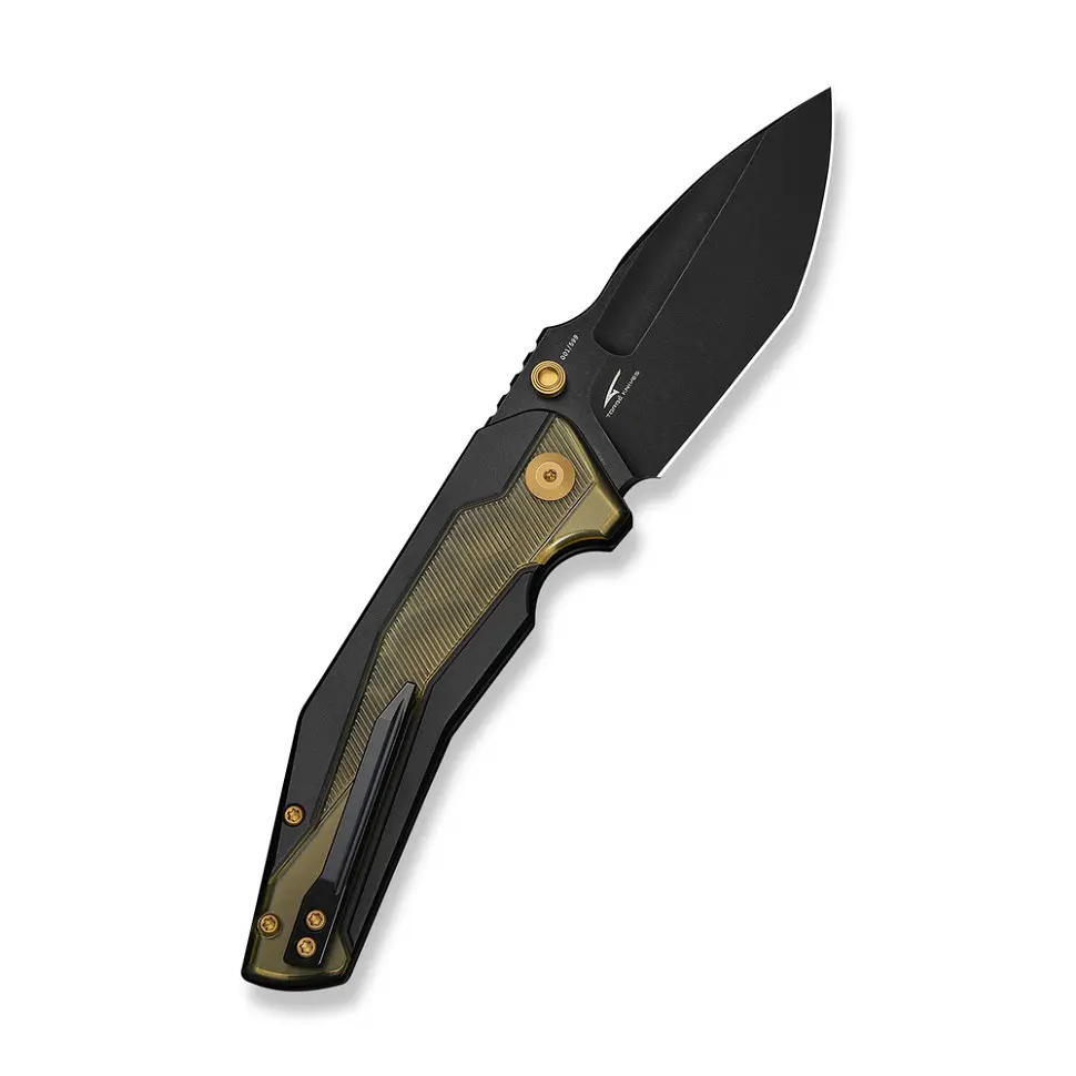 Ніж складаний туристичний Civivi Wellmax (9.1 см) 14C28N / Aluminum чорний/жовтий - фото 2