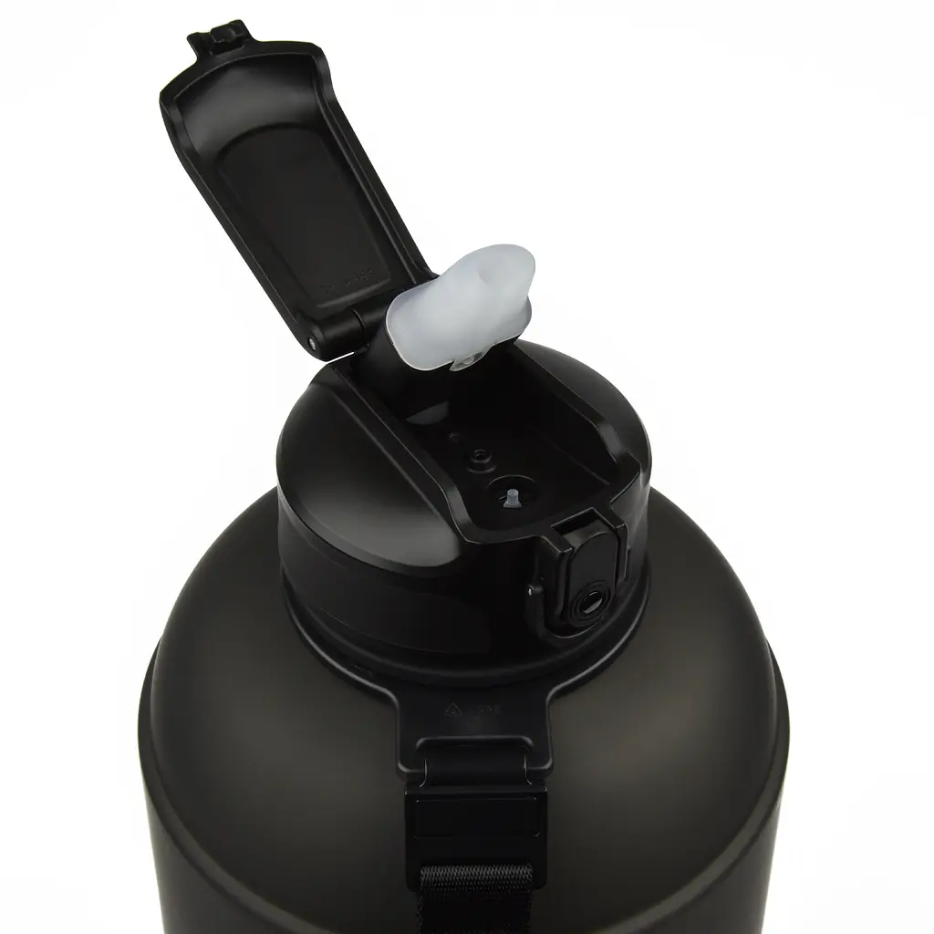 Пляшка для води UZspace Fitseven The King Frosted 2.3 л чорна (6069) - фото 6