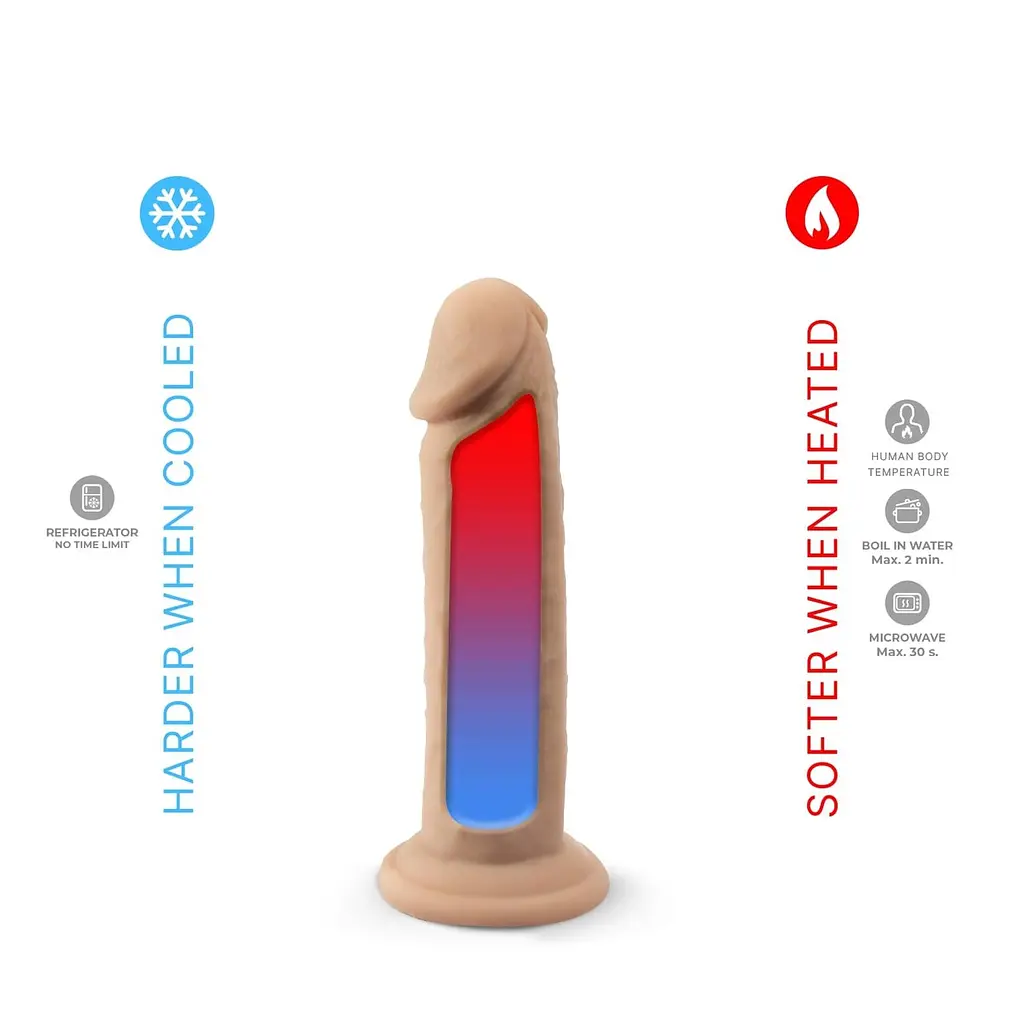 Фалоімітатор Silexd Real Skin Model 2 Size 6" 15.4 см (тілесний) - фото 4