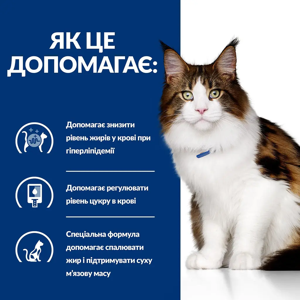 Вологий корм Hill's Prescription Diet w/d для котів при цукровому діабеті та для контролю ваги, з куркою, 85 г - фото 3