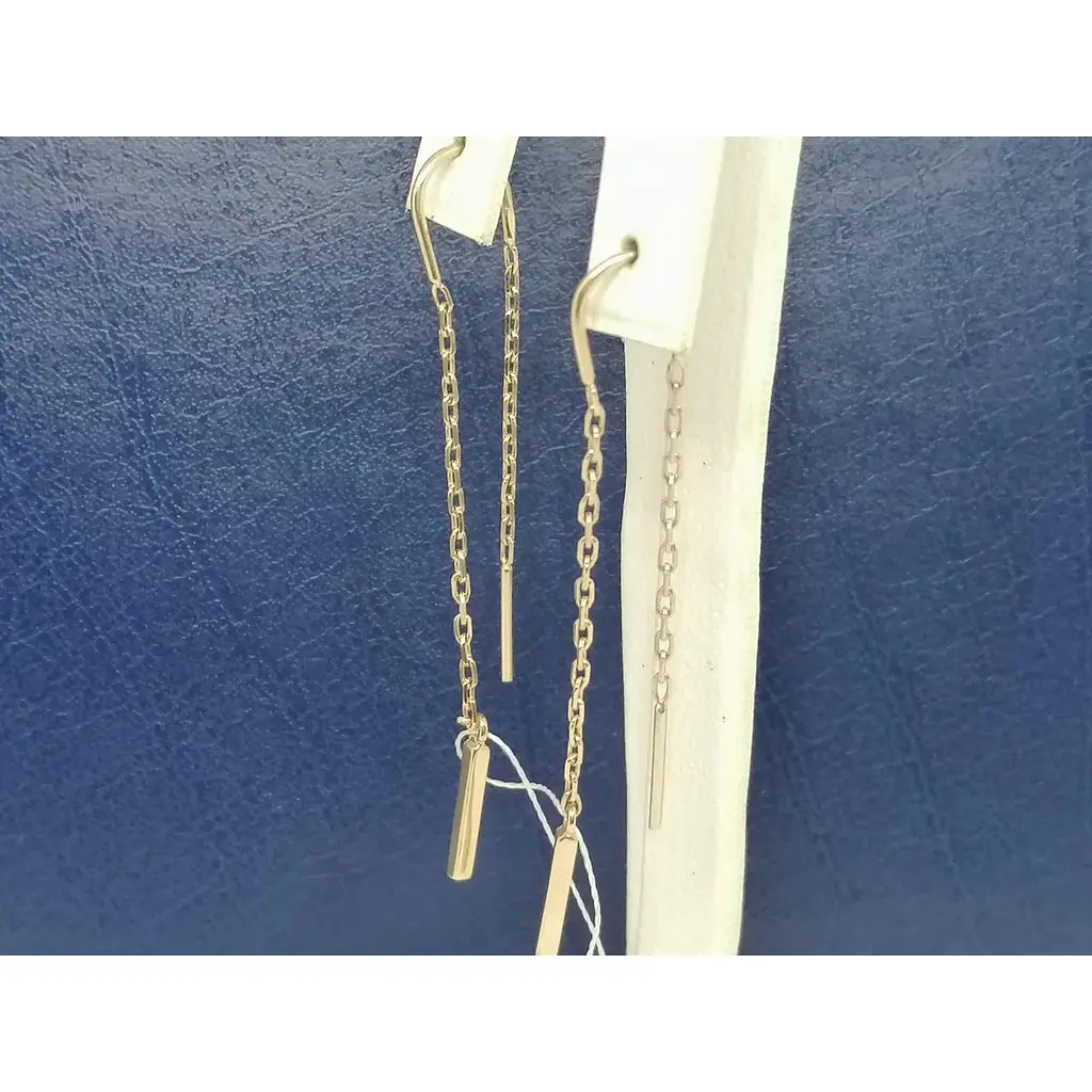 Золоті сережки-протяжки Імперія золота. СПП931И - фото 3