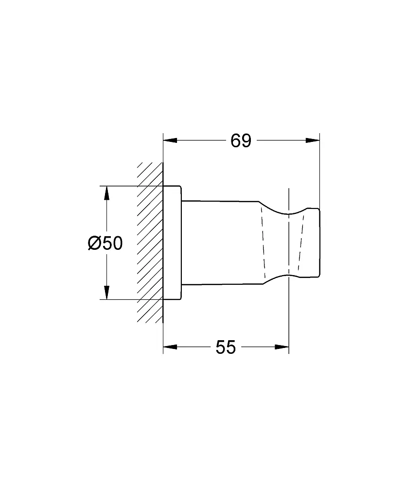 Тримач для душу Grohe Rainshower 27074DL0 Теплий захід сонця - фото 2